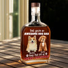 Custom Photo Keep That Shit Up Dad - Personalized Whiskey Bottle For Dog Lovers LM32 895117