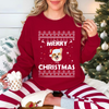 Custom Dog Cat Photo Merry Christmas Sweatshirt TH10 896065