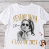 Custom Retro Senior Mom 2027 Bright Shirt - Personalized Class of 2027 Gift CH07 180302