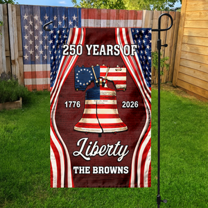 250 Years of Liberty, American Betsy Ross 1776 2026 Patriotic Garden Flag LM32 897745