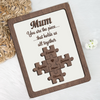 Personalized You Are The Piece That Holds Us Together 2-Layered Wooden Plaque TH10 169093