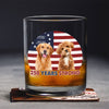 Custom Photo 250 Years Strong Dog Cat Vintage Retro Whiskey Glass HO82 901286