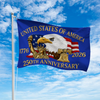 Custom Family Name 250th Anniversary United States Of America 1776-2026 Eagle House Flag HO82 902836