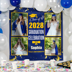 Custom Photo Graduation Class Of 2025 Backdrop For Party Decorations LM32 893169