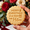 Personalized Name Merry Christmas From Cookie Stamp, Holiday Baker Gift HO82 904110