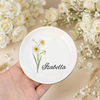 Custom Name And Flower Month Ring Dish TH10 896883