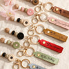 Personalized Name Daisy Beaded Keyring - Gift For Mom, Mother's Day, Girlfriend, Woman HO82 902092