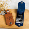 Custom Baby Ultrasound Photo Leather Keychain- Gift For New Daddy, Gift from Baby Bump LM32 669067