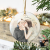 Custom Photo And Name Ceramic Ornament For Couple TH10 896745