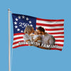 Personalized 250 Year American Anniversary House Flag HO82 901722