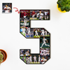 The Photo Collage And Wood Frame For Seniors And Birthdays For Baseball Lover TH10 896521