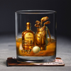 Custom Golf Player Name Whiskey Glass CH07 899810