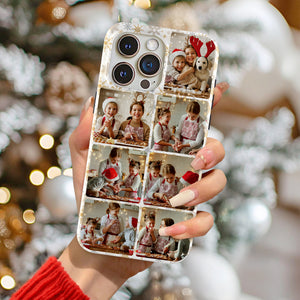 Custom Cute Photo Phone Case Christmas Gift For Family, Couple LM32 895131