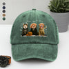 Custom Photo Gothic Halloween Washed Denim Baseball Cap For Dog Lovers TH10 896157
