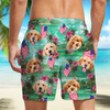 Custom Photo My American Spirit Beach Short - Gift For Family Members, Pet Owners, Pet Lovers LM32 893647
