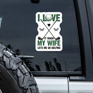 Eat Sleep Golf Repeat Car Window Decal Sticker For Golf Lover TH10 898201