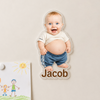 Custom 3D Baby Face Squishy Belly Fridge Magnet CH07 911898
