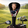 Custom Photo US Flag Golf Club Head Cover - Gift For Dad, Golf Lovers CH07 911386