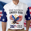 Personalized One Nation Under God America 250th 1776-2026 Polo Shirt LM32 899607