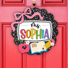 Custom Teacher Name Door Sign – Personalized Classroom Welcome Decor for Teachers TH10 170313