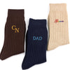 Custom Monogrammed Initial Men's Embroidered Socks, Groomsman, Dress Socks LM32 669535