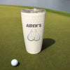 Personalized Gifts for Men, Funny Gift White Golf Tumbler, Gift for Golf Lovers LM32 897593