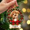 Personalized Pet Photo Christmas Acrylic Ornament Dog Lover Gift CH07 180746