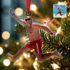Custom Funny Photo Christmas Acrylic Ornament Christmas Gift HA75 897828