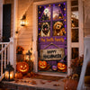 Custom Photo Halloween Dog Cat Door Cover, Pumpkin Porch Decor HO82 903148