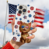 Custom 3D Cat US Flag Personalized Phone Case HA75 920322