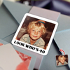 Custom Look Who’s Photo Roll Sticker For Birthday Decor LM32 899907