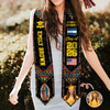 Custom Photo Country Flag Graduation Stole – Class of 2026 Sash LM32 897707