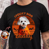 Custom Dog Cat Photo Pet Spooky Halloween Dark Shirt HO82 894986