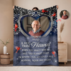 Personalized A Hug From Heaven Custom Photo Memorial Blanket CH07 896454