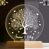 Personalized Tree Of Love LED Night Light Gift For Couple HO82 901124