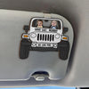 Custom Photo Drive Safe Daddy 2 Layered Car Visor Clip Father's Day Gift HA75 892246
