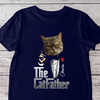 Custom Photo The Catfather Gentlemen Cat Shirt Personalized Gift For Dad HO82 893846