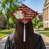 No Great Mind Has Ever Existed Without A Touch Of Madness Personalized Graduation Cap Topper HA75 920612