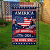 Custom Family Name America 250th Anniversary Garden Flag TH10 898825