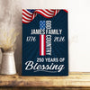 American Patriotic Canvas, 250 Years of Blessing God 1776 2026 Canvas Poster HO82 901440
