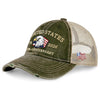 United States 1776 - 2026 Independence Patriotic Embroidery Trucker Hat LM32 669323