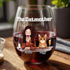 The Catmother For Cat Lover Wine Glass TH10 892811