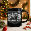 Prayers Up for Charlie Kirk Great America Patriot Black Mug HO82 65746