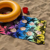 Custom Photo Blue Palm Beach Towel HO82 894066