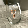 Custom Dog Photo We Woof You Everyday Wine Glass Gift For Mom TH10 169505