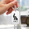 Personalized Funny Adult Metal Keychain Naughty Gift CH07 180408