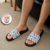 Custom Baby Face Best Dad, Mom Ever Slide Sandals - Gift For Dad, Father's HO82 902574