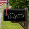 Personalized Dog Ear Line Mailbox Cover TH10 898401
