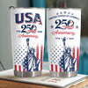 USA 250th Anniversary Patriotic Statue of Liberty Fat Tumbler HA75 921660