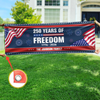 Custom Family Name 250 Years Of Freedom Banner CH07 910638